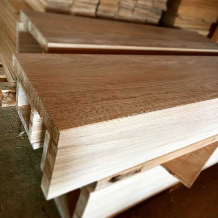 Stopnie drewniane dębowe