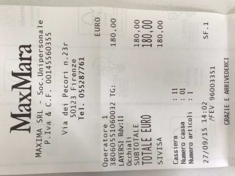 Óculos de Sol Max Mara NOVOS