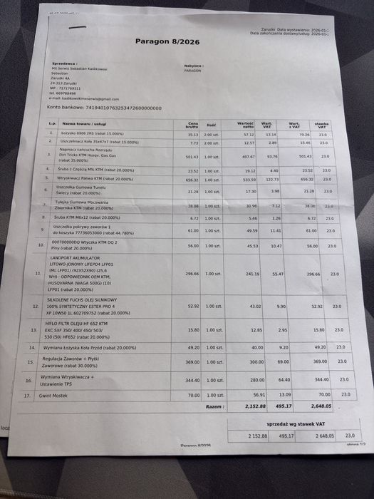 Ktm sxf 250 2015 na wtrysku