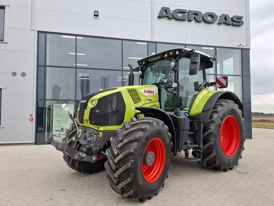 Claas AXION 870 CMATIC FOCUS  Podemonstracyjny ciągnik na gwarancji Tylko 456 mth