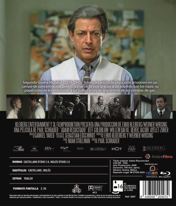 Adam Resucitado/Adam Renascido (Blu-Ray)-Importado