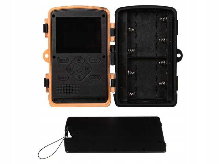 8K 60MP Fotopułapka kamera myśliwska wodoodporna podświetlenie nocne