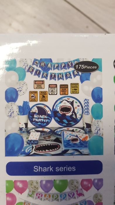 Zestaw 175sztuk dekoracji urodzinowych