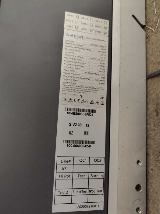 Falownik Sofar 3.3KTL-X