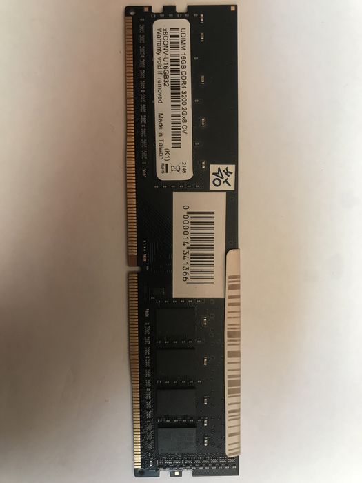 Оперативна пам'ять DDR4 4 /8 / 16 / 32 Gb, Гарантія