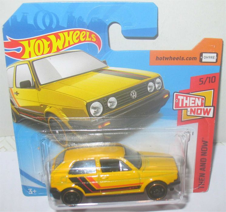 Hot Wheels - Volkswagen Golf MK2 (amarelo - 2018)