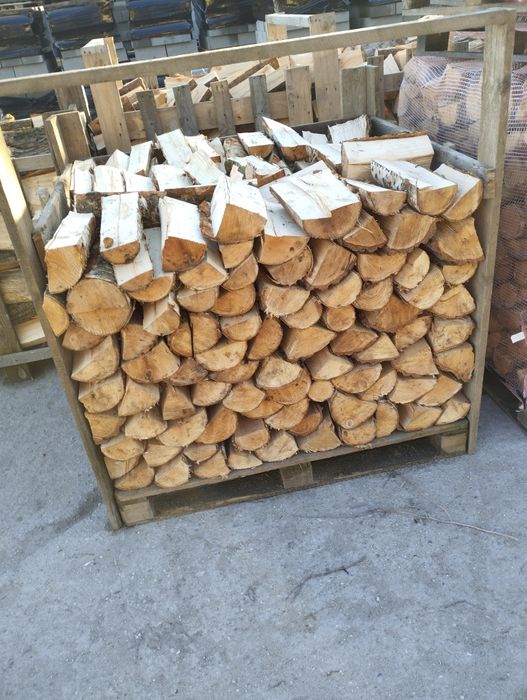 Drewno opałowe dąb, sosna, połupane, deski