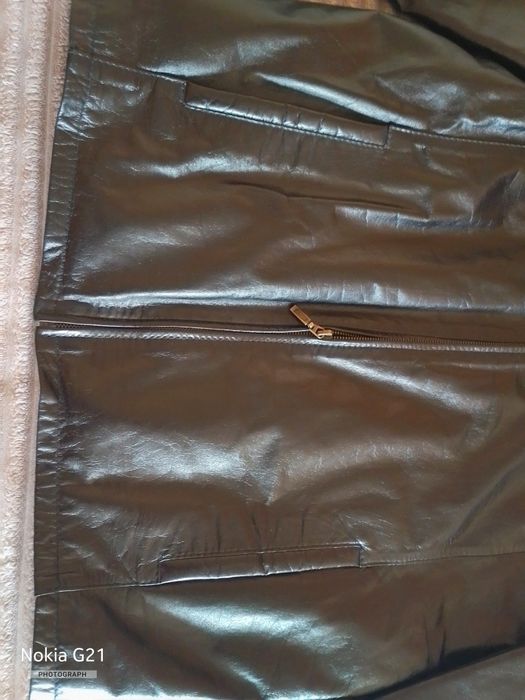 Куртка кожаная розмір 50