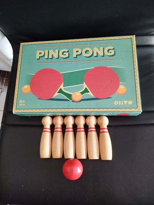 Dois jogos ping Pong e bowling