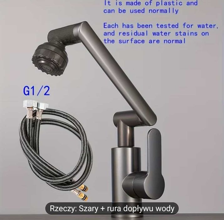 Bateria umywalkowa kran