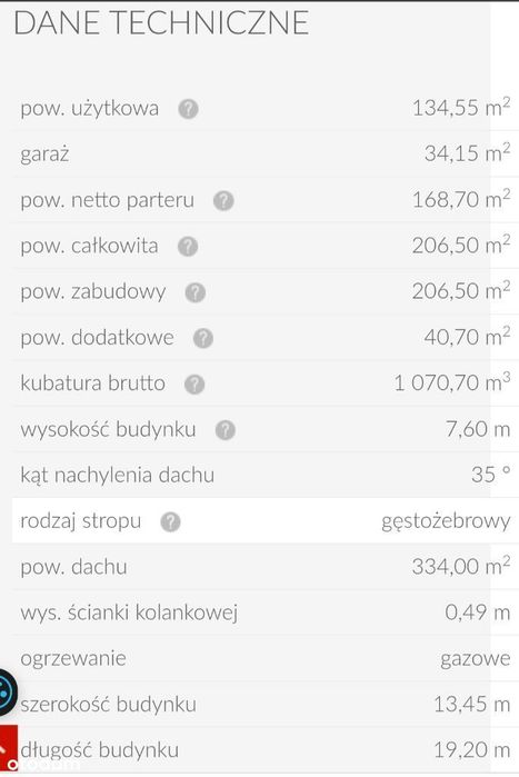 Dom parterowy na sprzedaż