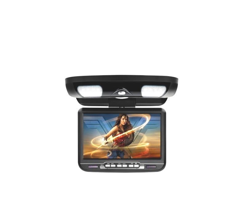 ECRA DE TEJADILHO TECTO XTRONS DE 9" COM DVD E JOGOS