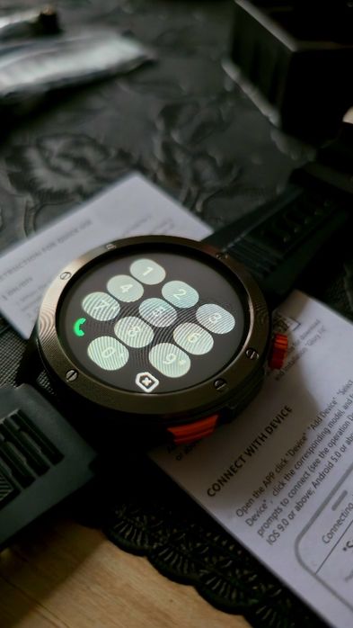 Zegarek  Męski Smartwatch V21  Latarka