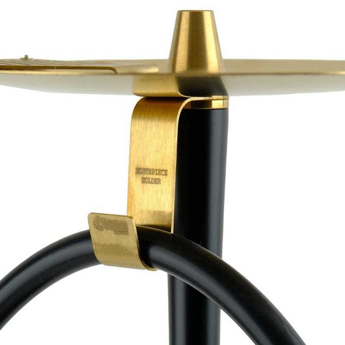 Oduman Cosmo Gold Black Body & Black Glass Fajka Wodna Shisha Hookah