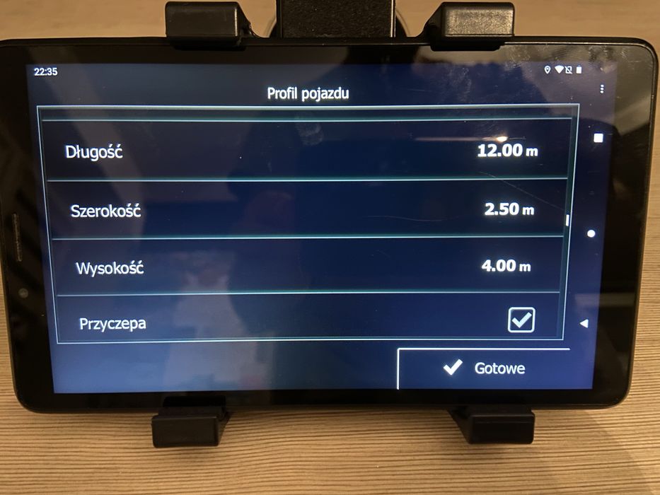 Igo primo truck 8 cali TIR ciężarówka lenovo