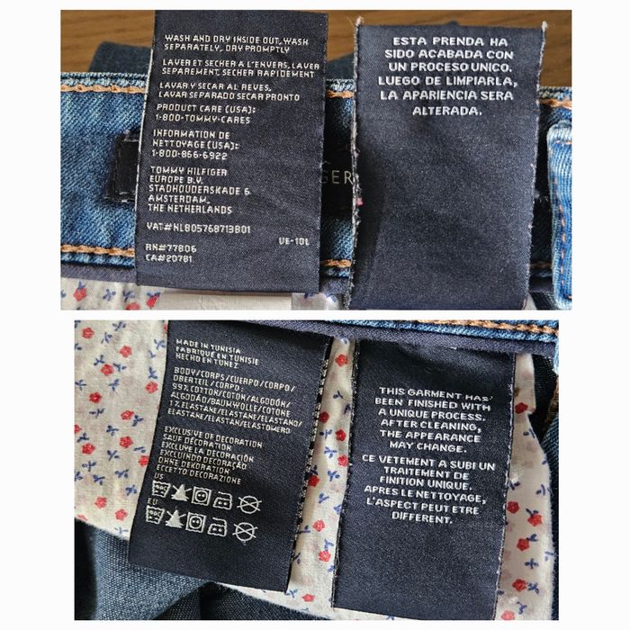 Tommy Hilfiger spodnie jeansy a'la dzwony rozmiar 28/32