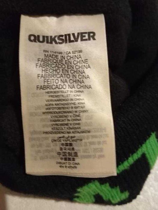 Quicksilver шапка на флисе