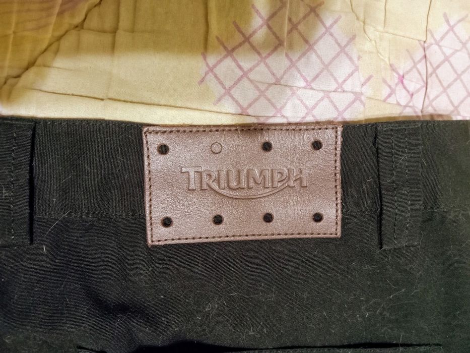 Triumph Motorcycles черные мотоциклетные брюки мужские без защиты