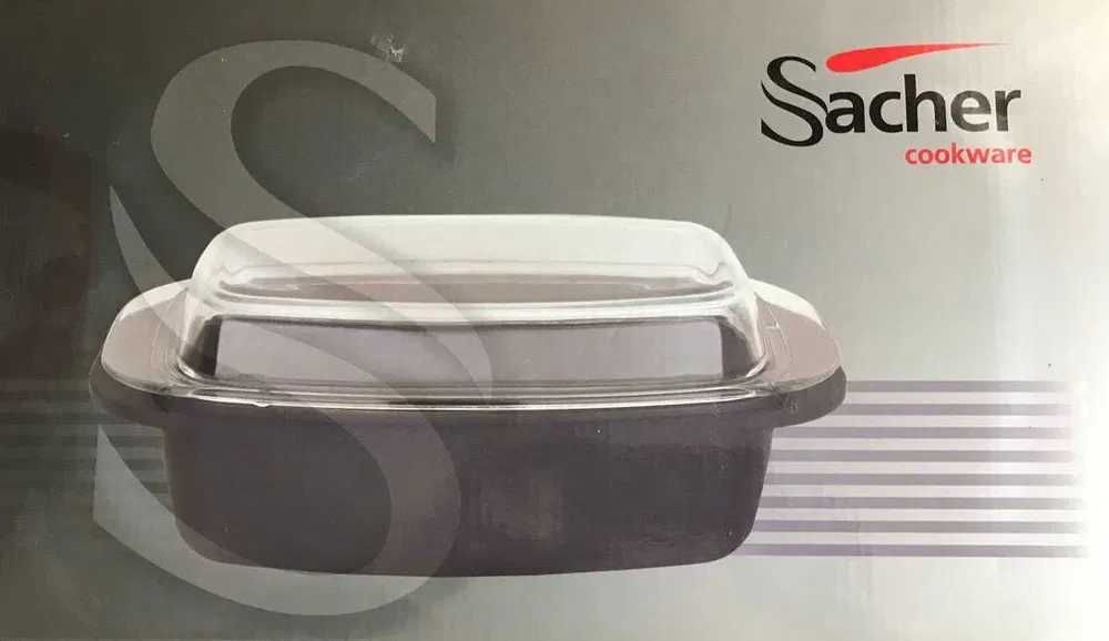 Скляна  кришка к утятнице sacher cookware