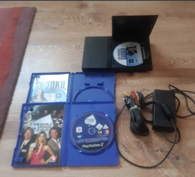 Ps2 komplet z grami