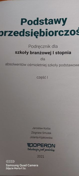 Podstawy przedsiębiorczości
