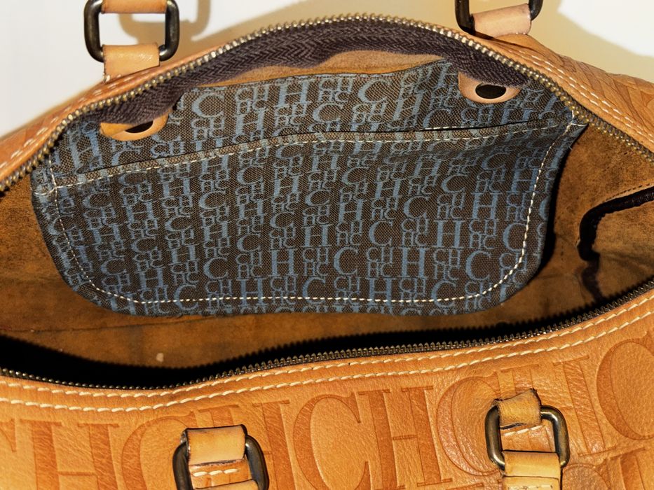 Mala Andy Carolina Herrera (CH) em Pele – Modelo Boston / Speedy