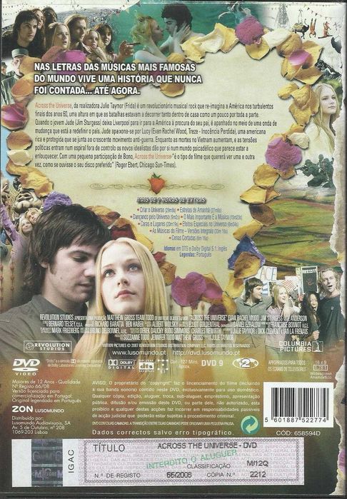 Across The Universe (edição especial 2 DVD) (2007)