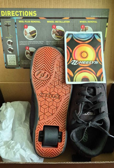 Buty rolki Heelys butorolki czarne