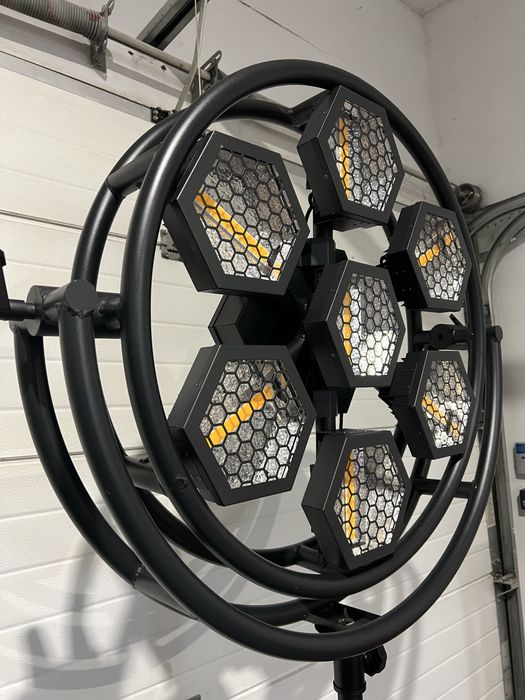 Lampa retro led 7x 60 rgbw