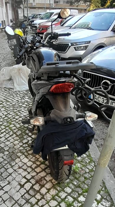 Moto Sym Wolf 125 Avariada