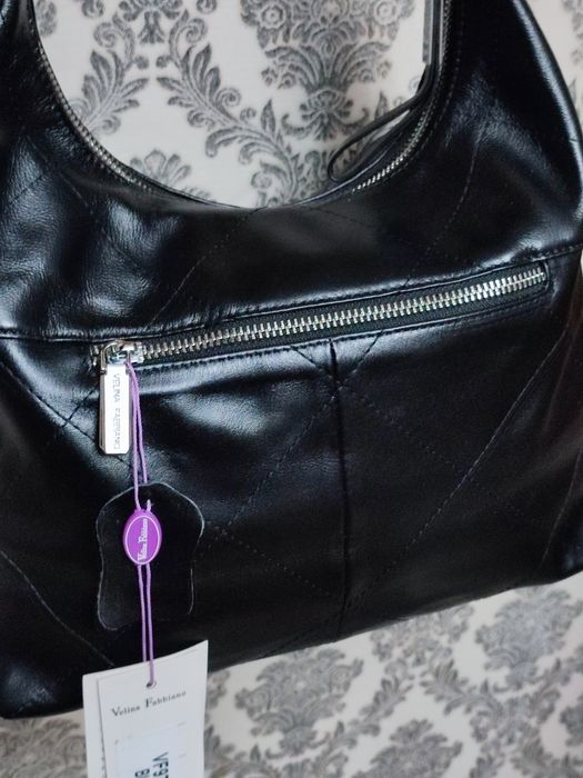 Velina Fabbiano жіноча шкіряна сумочка натуральна шкіра