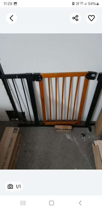 Bramka na drzwi bez wiercenia