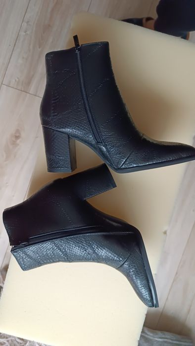 Botki czarne damskie