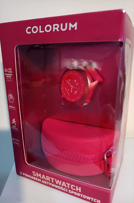 Nowy smartwatch Forever Colorum CW-300 xMagenta
