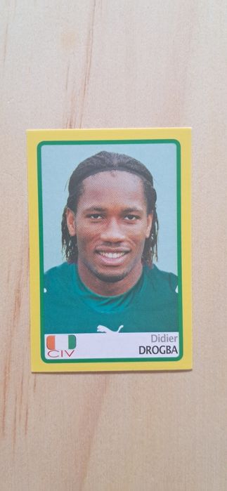 Cromo futebol de Didier Drogba(Africa Cup)da Panini