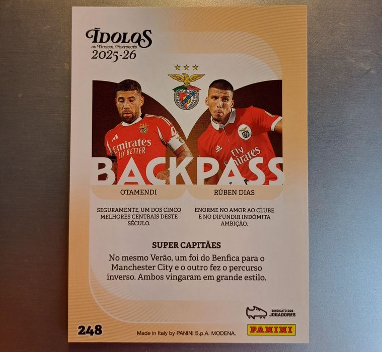 Carta Exclusiva BACKPASS Otamendi & Rúben Dias