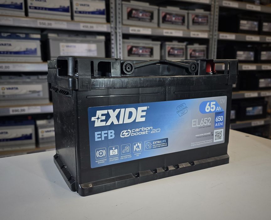 Akumulator EFB Exide EL652 12V 65AH 650A start/stop Nowy