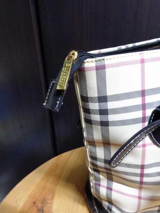 Mala de ombro xadrez