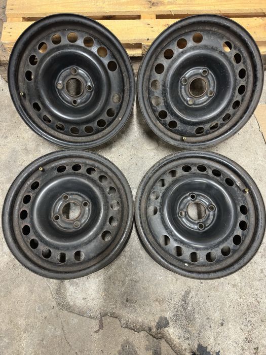Felgi stalowe oryginalne 15 cali 4x100 ET43 Opel Astra Vectra Meriva
