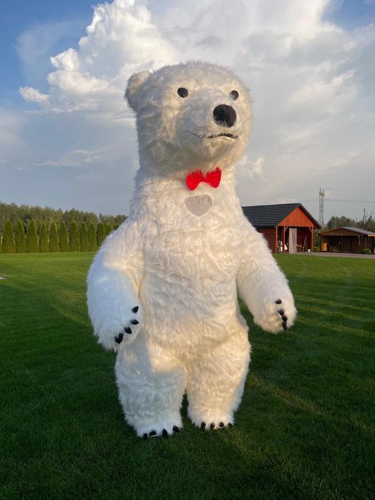 Biały Miś- kostium dmuchany 260