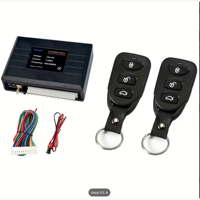 D163- Fecho central de portas automoveis com dois comandos