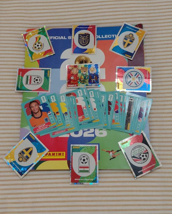Troco ou vendo cromos do Mundial 2026