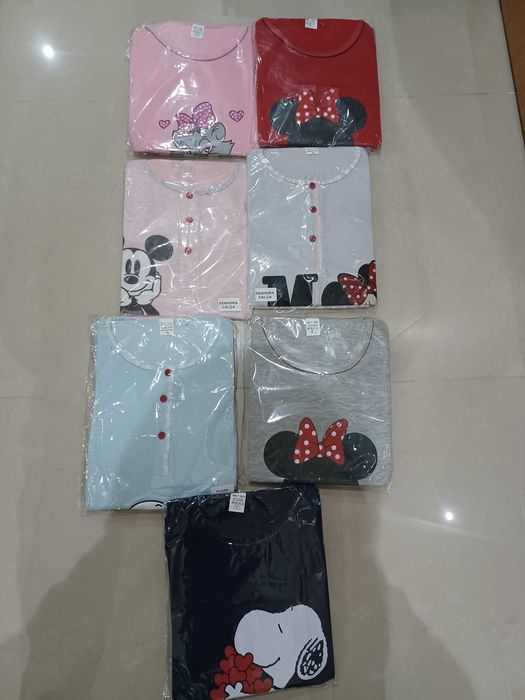 Pijamas de senhora e de homem (boa qualidade)