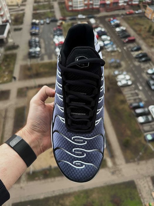 Мужские кроссовки Nike Air Max Plus Tn 'Black\Silver\White' F1. 40-45
