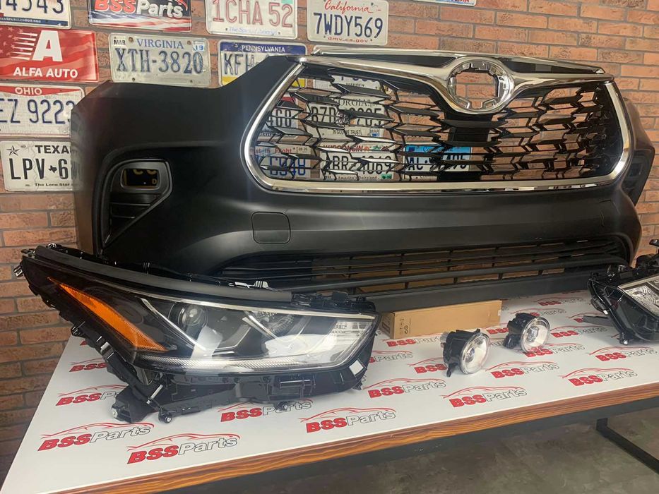 Бампер передний в сборе Toyota HIGHLANDER 2020 2021 52119-0E950