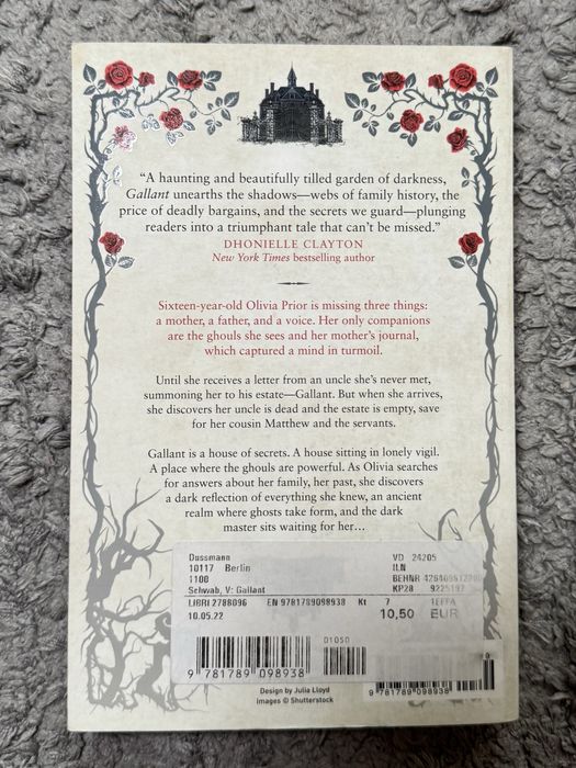 Вживана книжка Gallant (V. E. Schwab)