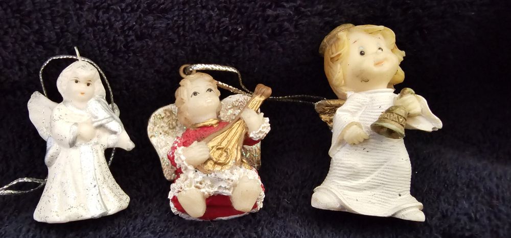Aniołki anioł zestaw 3 szt. Aniołków figurek
