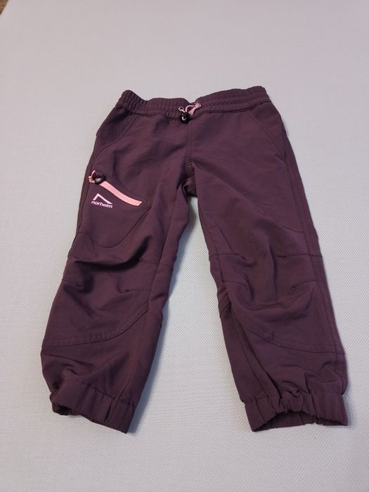 Norheim Softshell spodnie outdoorowe cienkie rozmiar 3 lat