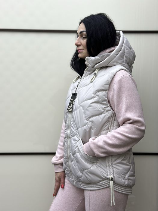 Жіноча жилетка + капюшон | жилетка великих розмірів | опт/роздріб