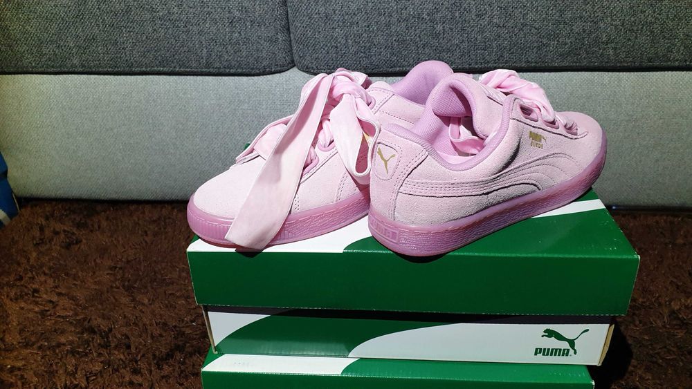 Puma Suede Heart Reset | Rosa | Originais/ Novas